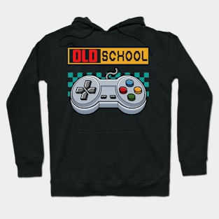 Video Game Old School New School Gaming Gift For Boys Kids Hoodie